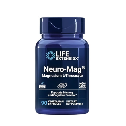 Life Extension Neuro-Mag Magnesium L-Threonate Quick Thinking   Health 90 Vegetarian Capsules