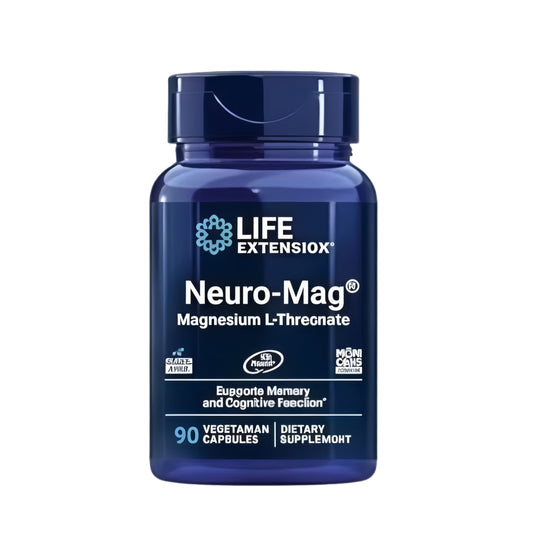 Life Extension Neuro-Mag Magnesium L-Threonate Quick Thinking  Cognitive Health Support 90 Vegetarian Capsules